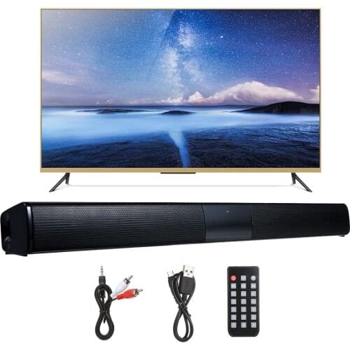 New BS-28B TV Bluetooth Speaker 20W Soundbar Home Theater Wireless 3D Surround Stereo Bass Subwoofer Portable Speakers For Phone