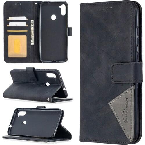 New For Samsung Galaxy M11 A11 A 11 A115F A115 Luxury Leather Phone Case na For Samsung M11 M 11 M115F M115 Wallet Flip Cover Co