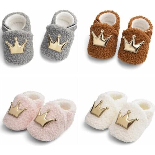 Soft soled baby boy shoes 2019 baby girl shoes newborn kid shoes infant warm boot crib shoes autumn winter
