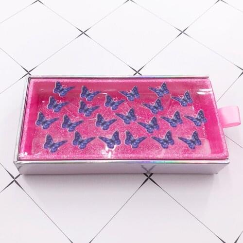 Print Logo with Butterfly New Design Popular Styles 10pcs/lot 50pcs Fast Shipping Eyelashes Box