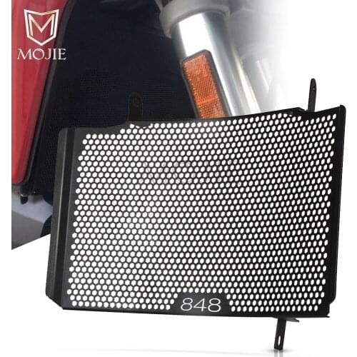Motorcycle Accessories Radiator Guard Protector Grille Grill Cover For Ducati 848 Upper 2007-2013 2008 2009 2010 2011 2012