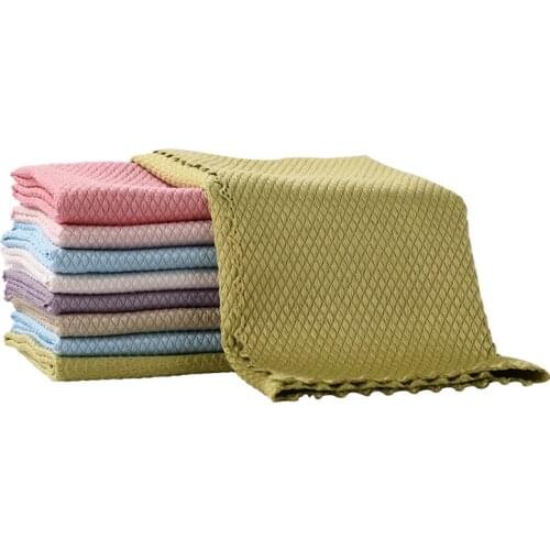 Scale Rag Wipe Table Window Dishcloth Household Duties Kitchen Cleaning Cloth Not Wool Non-sticky Towel Scouring Pad
