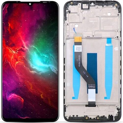 Original 6.2" LCD For Meizu Note 9 M923Q LCD Display Touch Screen Digitizer Glass Panel Assembly + Frame