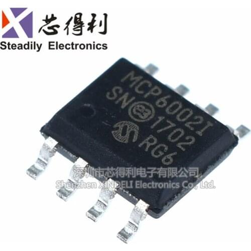 10pcs/lot Brand New & Original MCP6002T-I SN MCP6002-I SN Sop-8 Micro-Core Controller