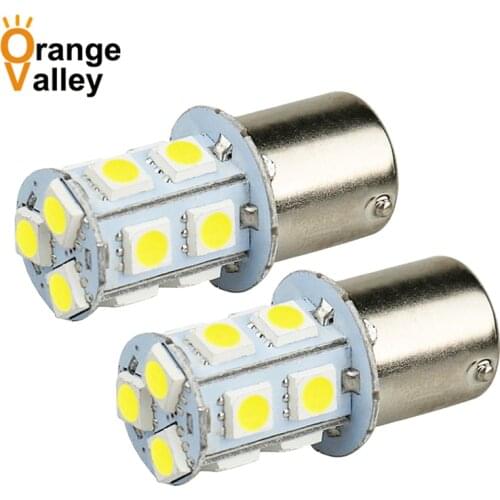 2pcs 1156 BA15S P21W 13 SMD 5050 LED Brake Tail Turn Signal Light Bulb Lamp Auto led Car bulb light 12V 13smd 13led 12V 24V