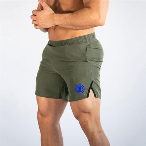 2021 Mens Brand Fashion Gym Training Shorts Men Sports Casual Clothing Fitness Workout Running Quick-drying Compression Shorts