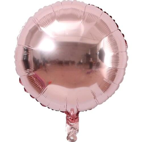 50Pcs 18 Inch Round Balloons Wedding Party Decoration Supplies Aluminum Foil Balloons Birthday Background Layout Balloons