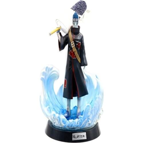Anime Naruto Hoshigaki Kisame Statue Akatsuki Memb PVC 36CM Action Figure Doll Collectible Model Figurine Puppets Toy Kids Gift
