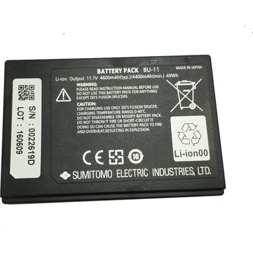 Free Shipping Sumitomo BU-11 battery for T-71C T-81C T-71M T-Q101 T-600C T-400S Z1C Fusion Splicer BU-11 battery pack