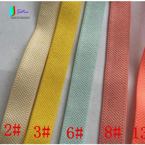 Black And White Green Orange Red Pink Pruple Multicolor Elastic Shoulder Strap Slip Belt 10meters/lot Width About 1cm S557P
