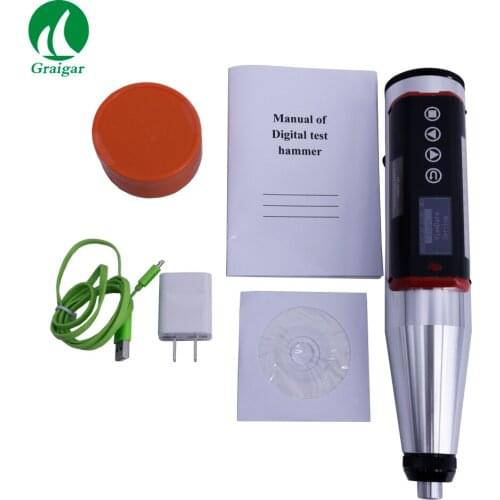 HT-225Q Professional NDT Digital Concrete Rebound Test Hammer Rebound Hammer Range 10-70MPa