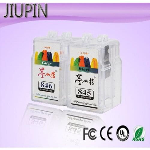 JIUPIN compatible with Canon 845 846 liner small cartridge Canon 2880s 2580s 3180 TS308 TS208 MX498 printer with inkjet cartridg