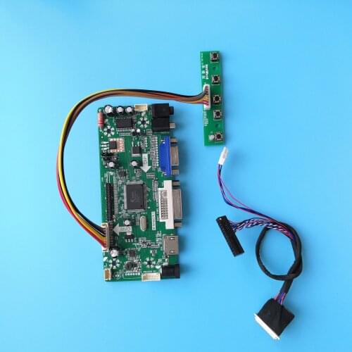 Kit For LP173WD1(TL)(C3) HDMI DVI 1600X900 17.3" Controller board LED LCD 40pin LVDS Panel monitor VGA Screen M.NT68676