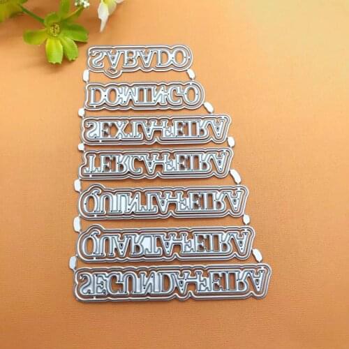 English Alphabet Metal Cutting Dies for 2021 New Scrapbooking Frame Edge No Stamps Crafts Background Cutter Cardmaking Stencil