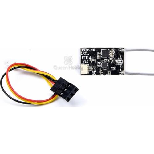 Mini Receiver Fli14 Plus 14CH & Fli14 with RSSI Output Compatible Flysky AFHDS-2A for FS i6 i10 i6x Turnigy I6S Remote Control