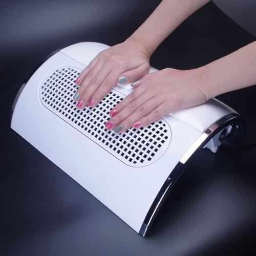 Powerful Strong 3 Fans Dust Collector Machine Low Noisy for Salon Nail Art Cleaning Dust with 2 Dust Bags 30w Cleaner Vacuum