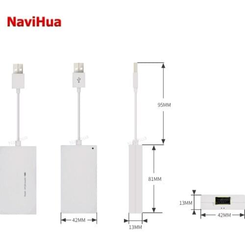 Navihua USB CarPlay Dongle Android Auto with Touch Screen Control for Android car Android Multimedia Player