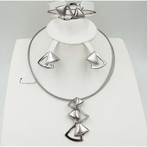 2017 new Fashion Bamboo Shape African Beads Jewelry Set Exquisite Flash Dubai Jewelry Set Nigerian Wedding Bridal Bijoux