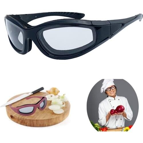 Cut onion garlic anti tears glasses closed onion goggles HD transparent