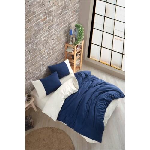Plain Series Double Sided Dark-cream Double Personality Duvet cover set