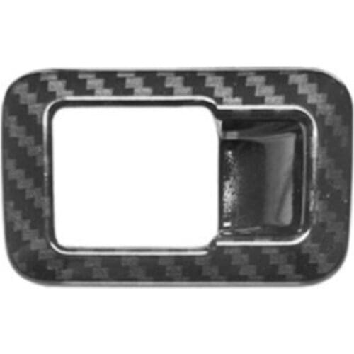 Fit For Audi q5l 2018 special switch frame electric tail door interior carbon fiber decorative strip