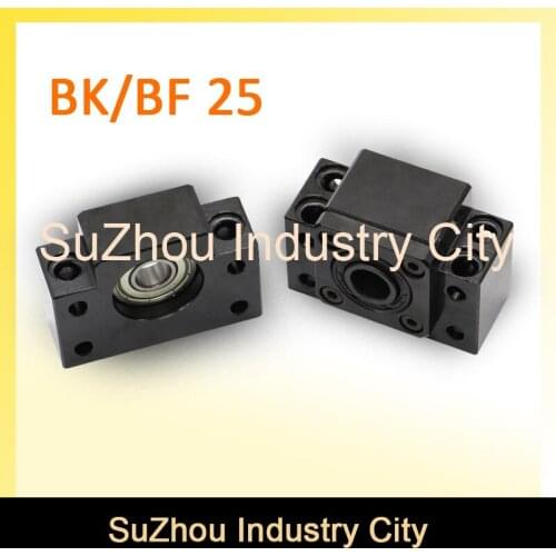 SFU 3205/3210 Ball Screw End Machine Support BK 25 + BF 25 CNC parts BK/BF25 bracket