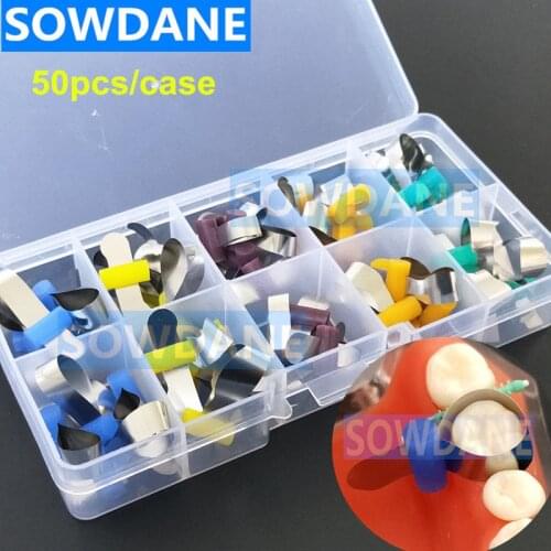 Dental Ortho Metal Matrix Matrices Band Retainerless with rubber retainer Dental Orthodontic Matrice Material Materials