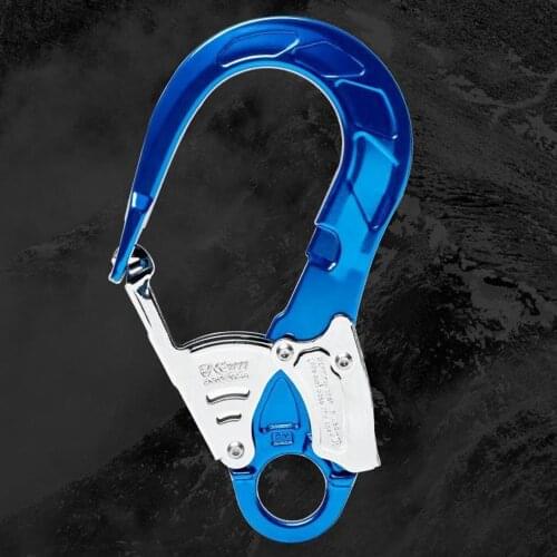 Heavy Duty Rock Climbing Carabiner Fall Protection Safety Lanyard Snap Clip Hook Camping Exploring Rappelling Accessories
