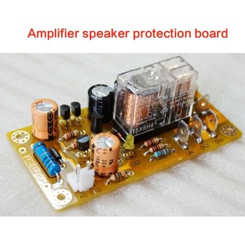 Amplifier Speaker Protection Board/5A AC 12-28V Silver-plated Double Contact Relay/finished Board Amplifier Gold-plated PCB