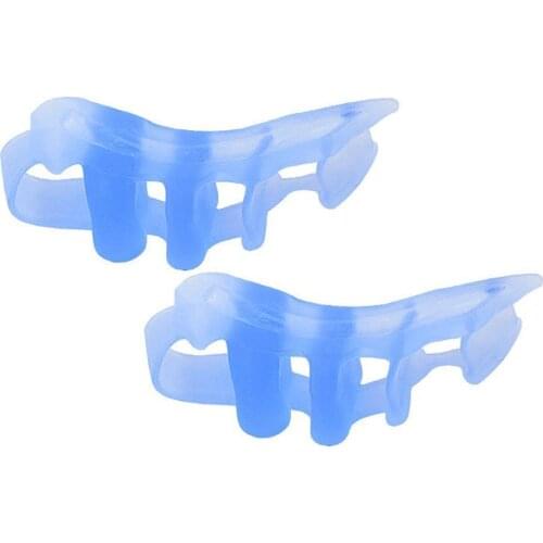 1Pair Toe Separators Corrector Toe Protector Silicone Blisters Preventing Valgus Thumb Foot Nail Tools Care Bunion Protecto G6E8