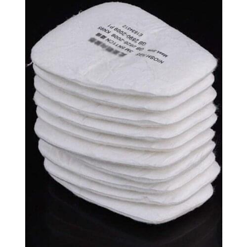 10Pcs Replacement Fitting Respirator Paint Spraying Dust Gas 6200 7502 - Protective Filter Replacement Part,Particulate Filter