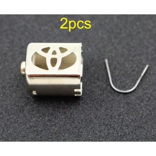 2Pcs Motor Case/Housing/Shell with Bearing U Clip Accessory for Tamiya Mini 4WD Car Model