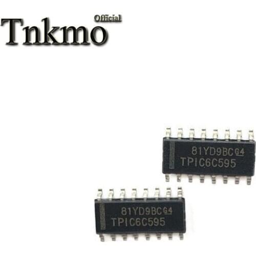 50PCS TPIC6C595DR SOP-16 TPIC6C595D SOP16 TPIC6C595 6C595 595 8-bit shift register chip New and original
