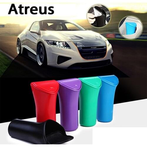 Atreus 1Pc Car Trash Can Cup Table Seat Back Storage Box For Nissan qashqai Citroen c4 c5 c3 Chevrolet cruze aveo Peugeot 306