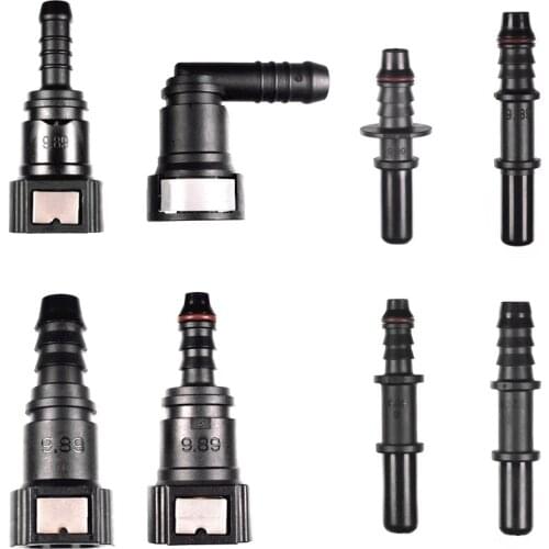 Auto parts Universal Straight Black Excellent Craftsmanship Fuel Line Quick Release Connect Female Connector