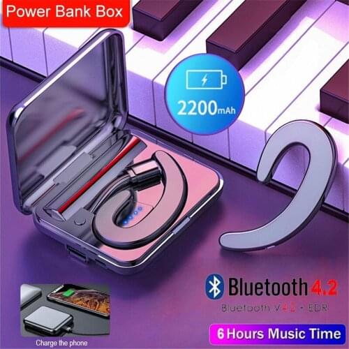 S9 in-ear wireless bluetooth headset hanging-ear sports bone conduction noise reduction earplugs with microphone driving headset