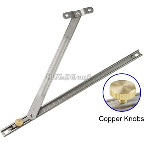 NEW 1PCS Stainless Steel Wind Brace Casement Locate Support Aluminum Alloy Window Position Stopper Children Safety Protect Lock