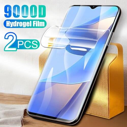 2Pcs HD Full Cover Soft Hydrogel Film For OPPO A16 2021 Phone Screen Protection For O PPO A 16 16A CPH2269 6.52" Film Not Glass