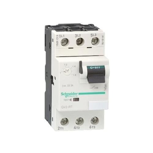 GV2-RT04 GV2RT04 Motor circuit breaker, TeSys GV2, 3P, 0.4-0.63 A, thermal magnetic, screw clamp terminals