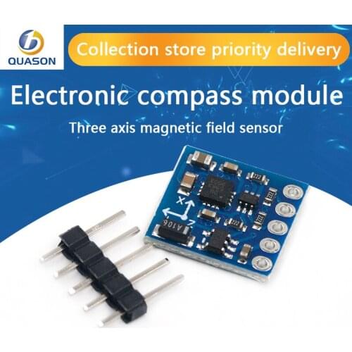 GY-271 HMC5883L 3V-5V Three 3 Triple Axis Magnetic Field Compass Magnetometer Sensor Module ForArduino IIC Board