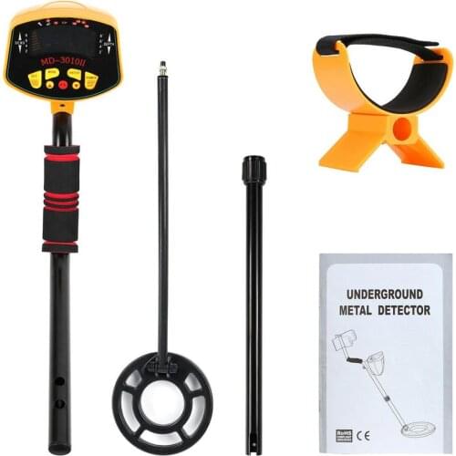 Md3010ii underground metal detector operating cylinder single LCD screen lost necklace earrings bracelet items in the sand