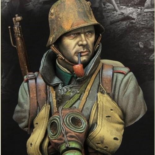 1/10 Resin Bust Model kit World War I Assault Force Unpainted