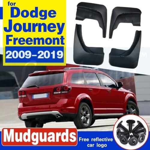 Set Molded Car Mud Flaps For Dodge Journey 2009-2019 Fiat Freemont Mudflaps Splash Guards Mud Flap Mudguards 2011 2012 2013 2014