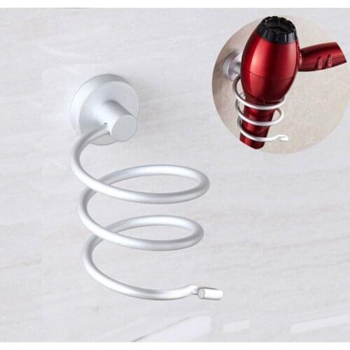 Wall Hair Dryer Rack Space Aluminum Bathroom Wall Holder Shelf Storage wall storage rack bathroom organizer rangement cuisine
