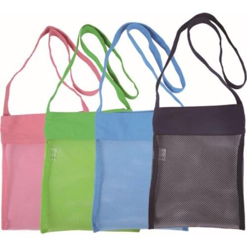 New Pretty Baby And Away Baby Beach Shell Storage Bag Children Carry Treasures Toys Mesh Tote Pouch LX7180