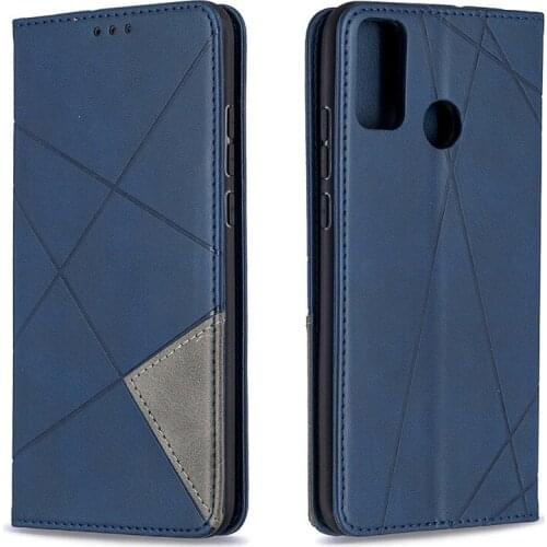 New Style For Samsung Galaxy A21s Case Magnetic Leather Slim Case na For Samsung A21s SM-A217F A 21s A21 s Flip Stand Business P