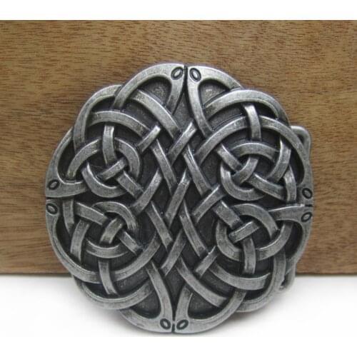 BuckleClub wholesale zinc alloy celtic knot belt buckle western cowboy jeans gift belt buckle FP-03375 with 4cm width loop