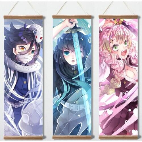 Demon Slayer Posters Anime Posters Canvas Painting Wall Decor Posters Wall Art Picture Decoration for Living Room Home Decorr
