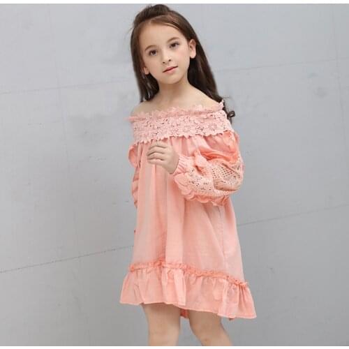 Teenage girls dress summer 2020 cute big girl dresses cotton kids clothes teen dress size for 3 4 5 6 7 8 9 10 11 12 13 14 years