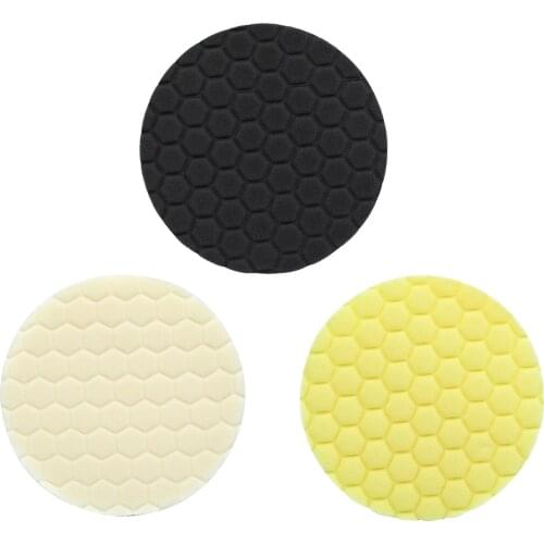 Buffing Polishing Pad Medium Heavy Cutting Pad Buffing Sponge Pads Ultra Light Finishing Pad for Car Buffer Polisher Compounding